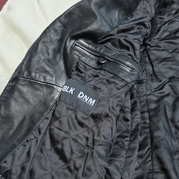 BLK DNM Black Leather Jacket - Picture 5 of 16